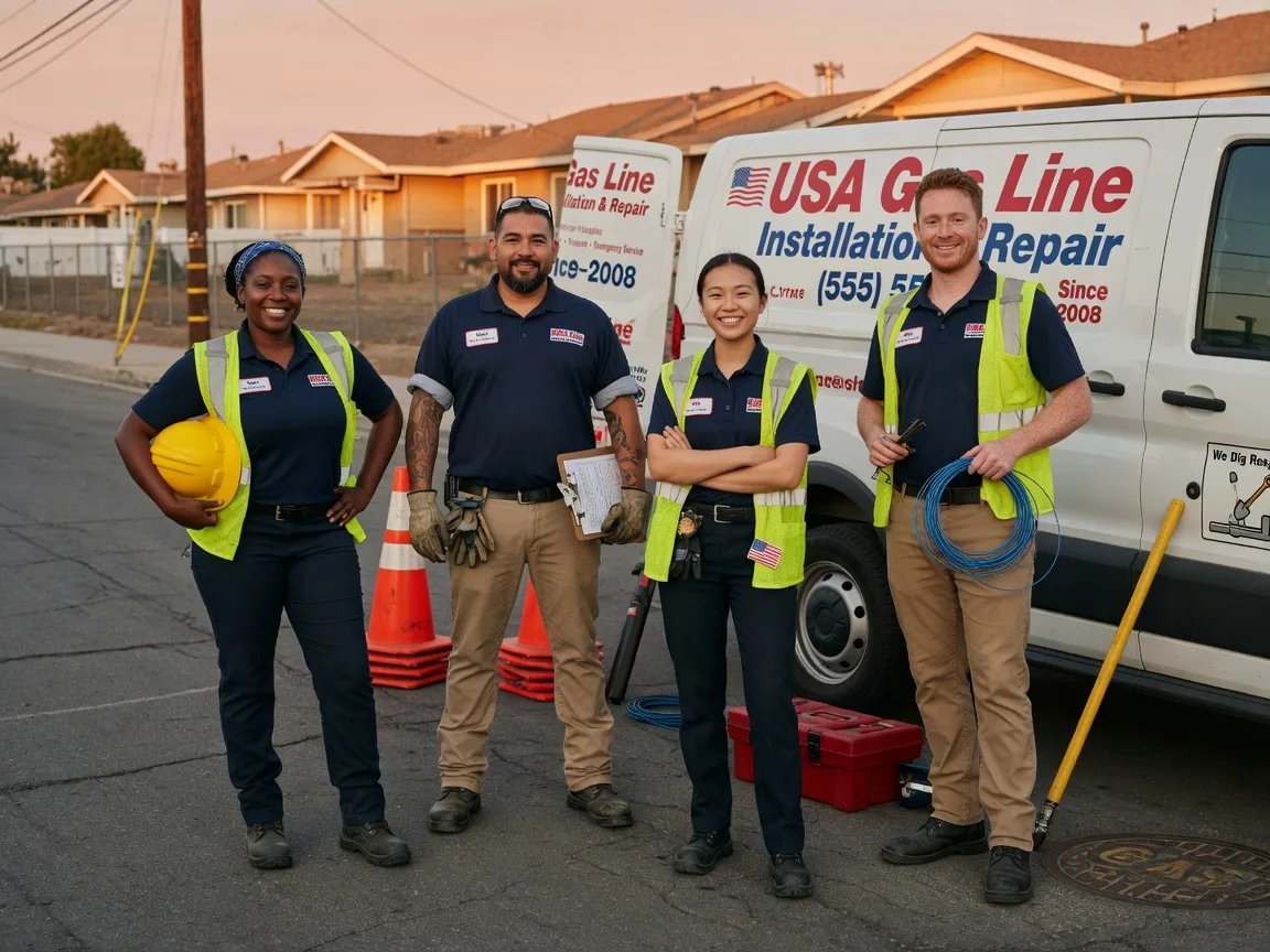 Gas Line Installation company in Jamestown, CA